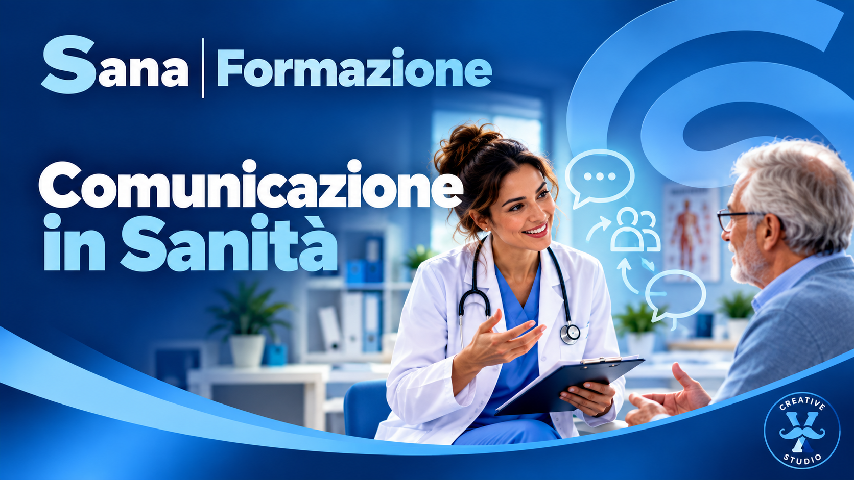 Copertina Sana Formazione: Comunicazione in Sanità